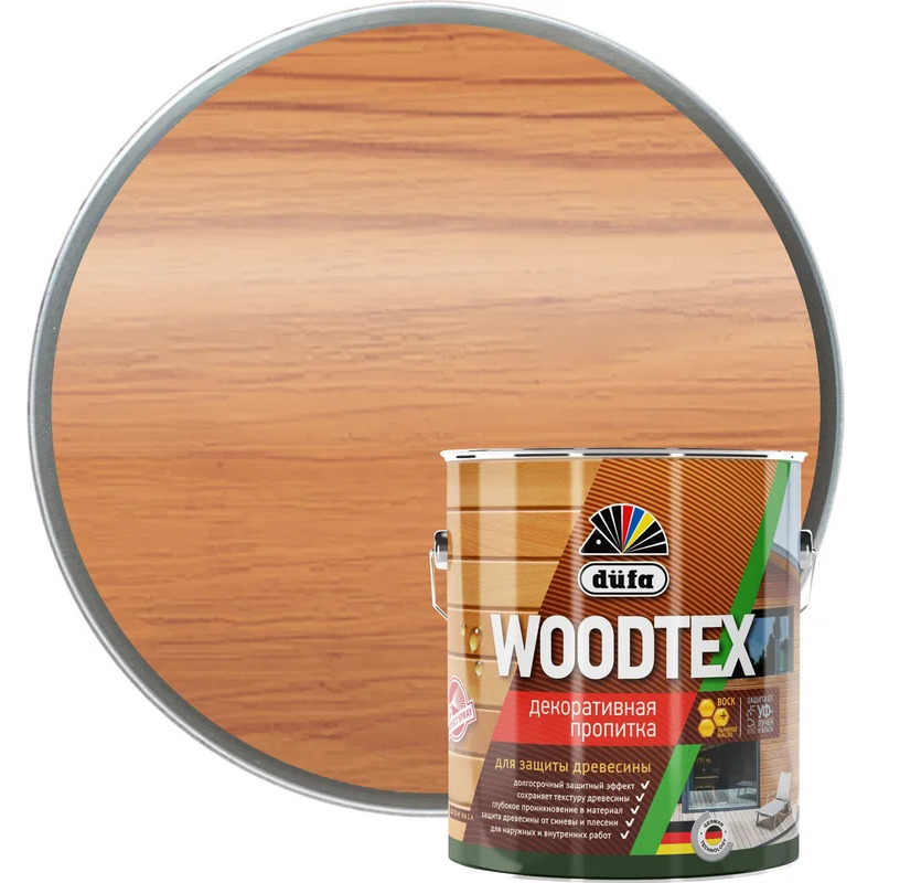 DUFA WOOD TEX Пропитка декоративная орегон 3л