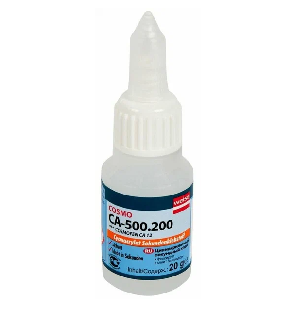 Клей секундный цианакрилатный Cosmofen СА 12 СА-500.200 (20 гр)
