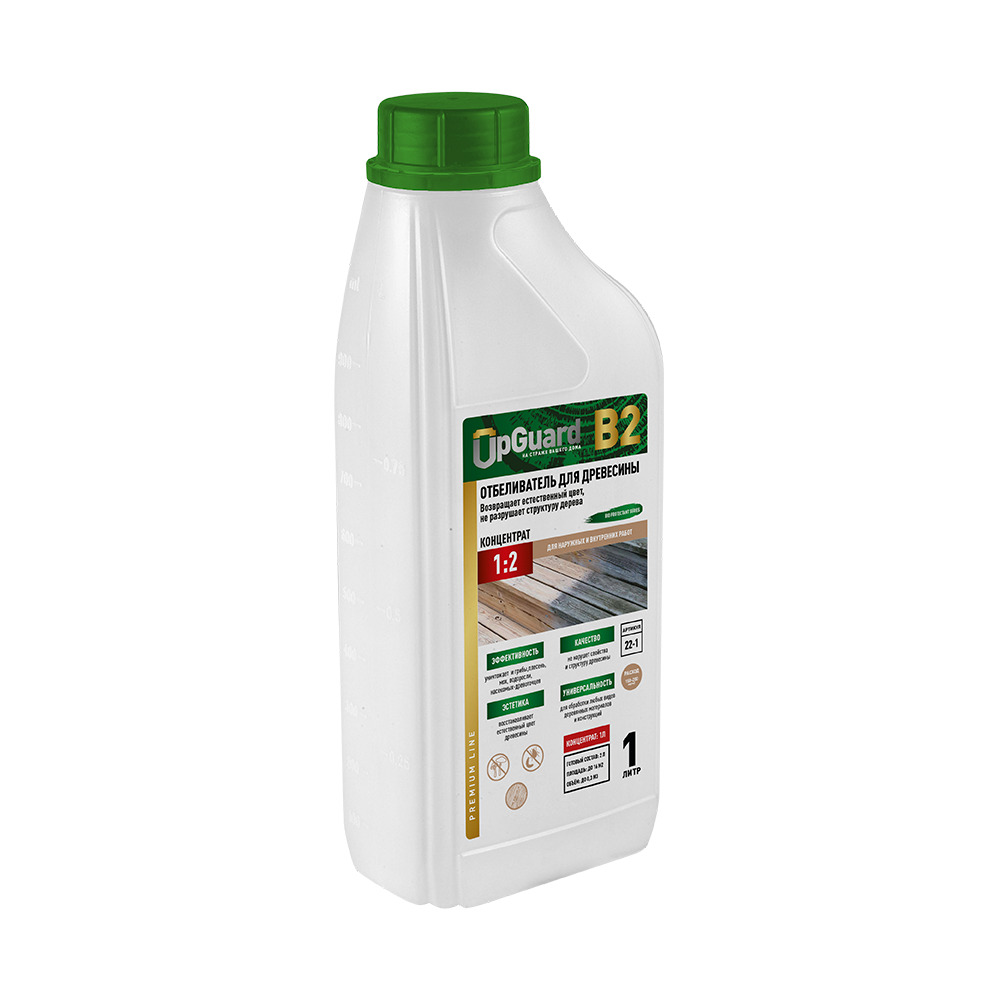 UpGUARD B2 Отбеливатель для дерев/конструкций (1:2) 1 л