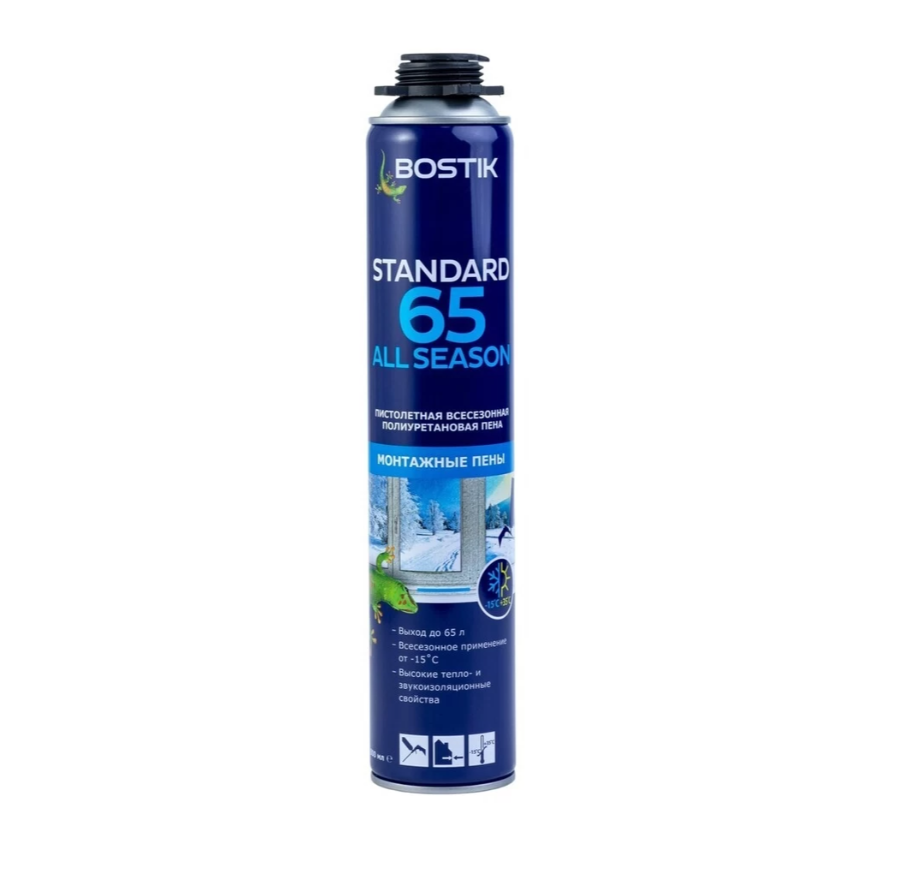 Bostik Пена монтажная PROFI Standart 65  (800 мл)