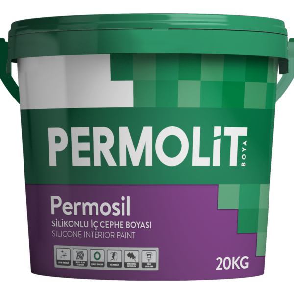 Permolit PERMOSIL "EXTRA MATT" Силиконовая интерьерная краска фиолет/полоса (База TR) 6,3 л