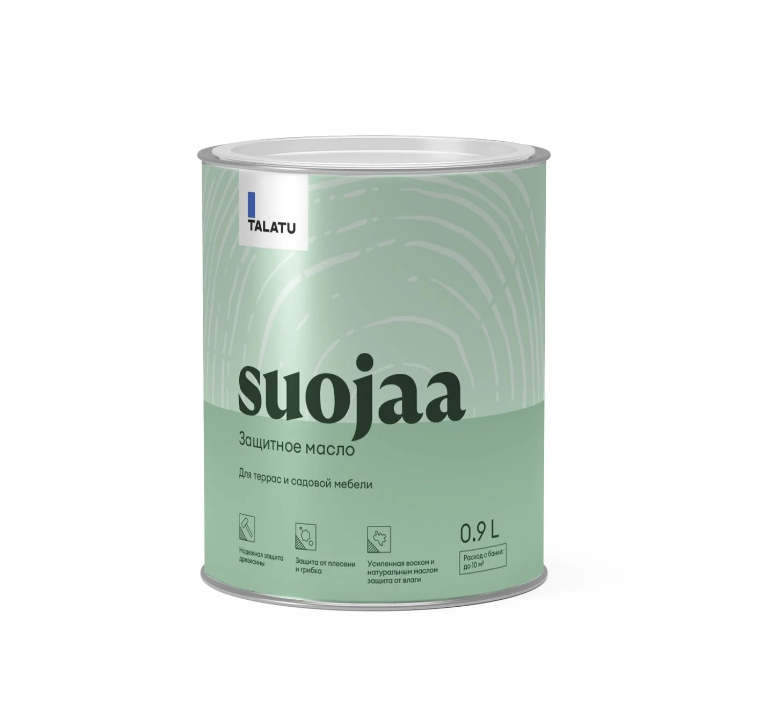 TALATU Suoja Масло защитное для террас и садовой мебели 0,9 л