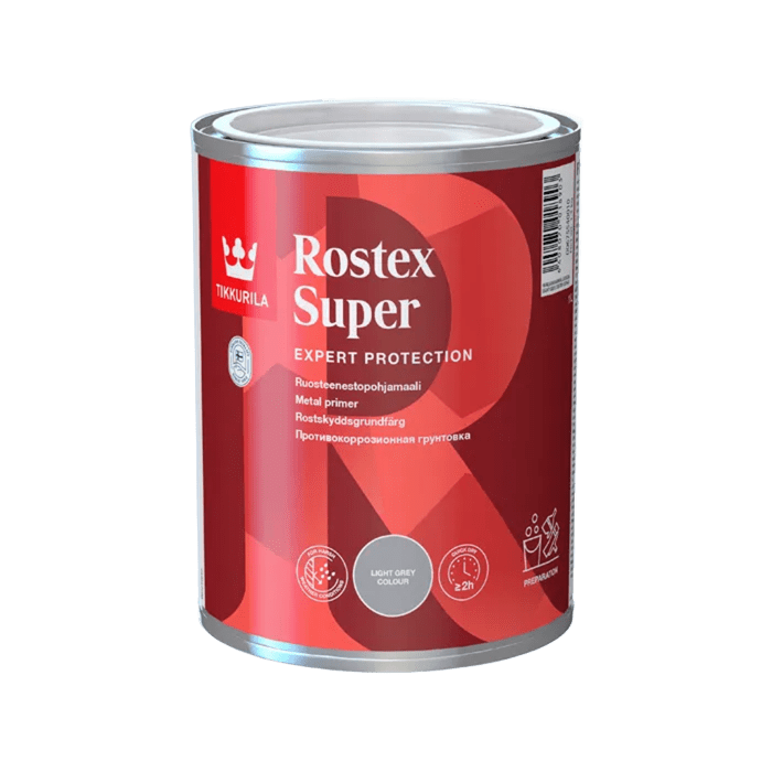 Ростекс Супер - Rostex Super цв: черный, "Tikkurila" 1л 