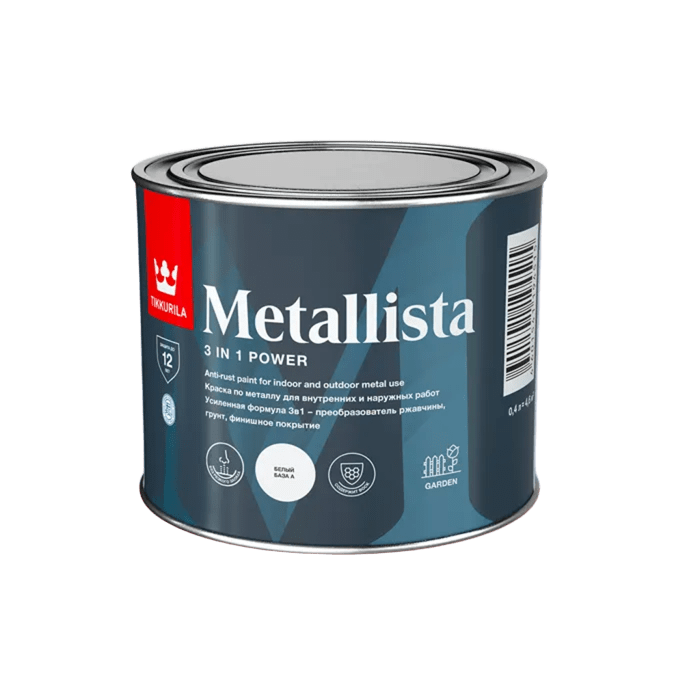Tikkurila/Tikkivala Metallista база А глянц. 0,4л. 